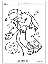 Astranot boyama sayfaları